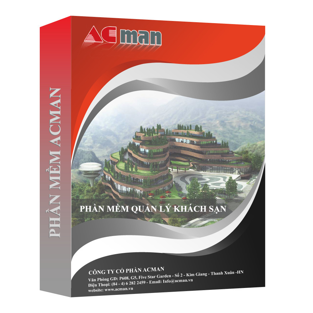 Phần mềm quản lý khách sạn- ACMan 9.1 Hotel