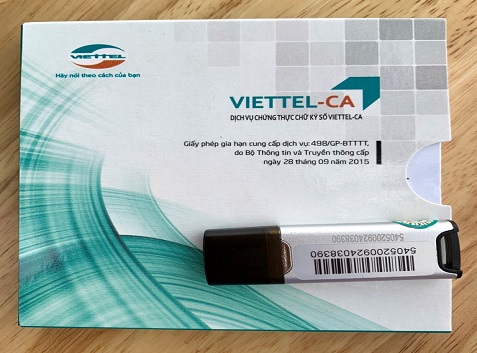 Dịch vụ chứng thực chữ ký số VIETTEL – CA
