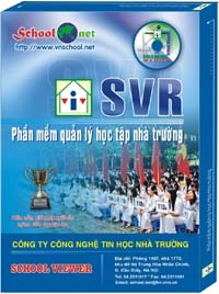 Phần mềm Quản lý học tập Nhà trường SVR 6.5 - School Viewer 6.5