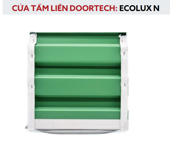 Cửa cuốn tấm liền Doortech Ecolux N (ELN) - Dày 0.35mm ±5%, Z60g/m2