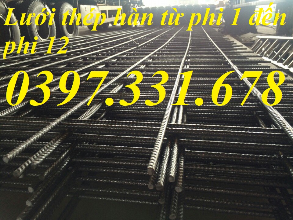 Lưới thép hàn phi 9; lưới thép hàn chập D9 A(50x50); A(100x100); A(150x150); A(200x200) sản xuất theo yêu cầu