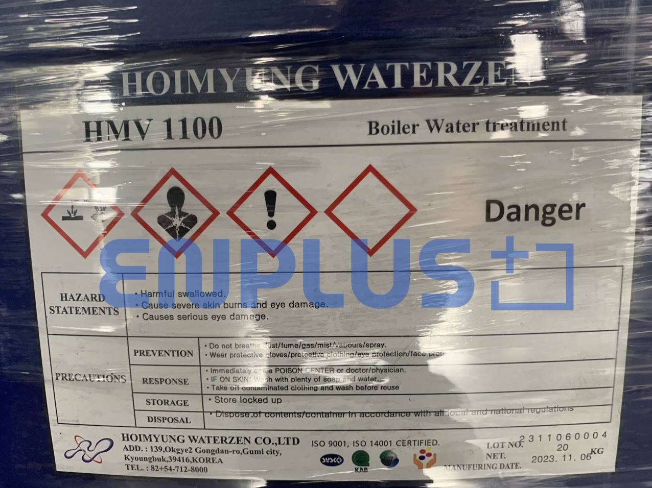 Hóa chất chống cáu cặn cho nồi hơi – HMV 1100