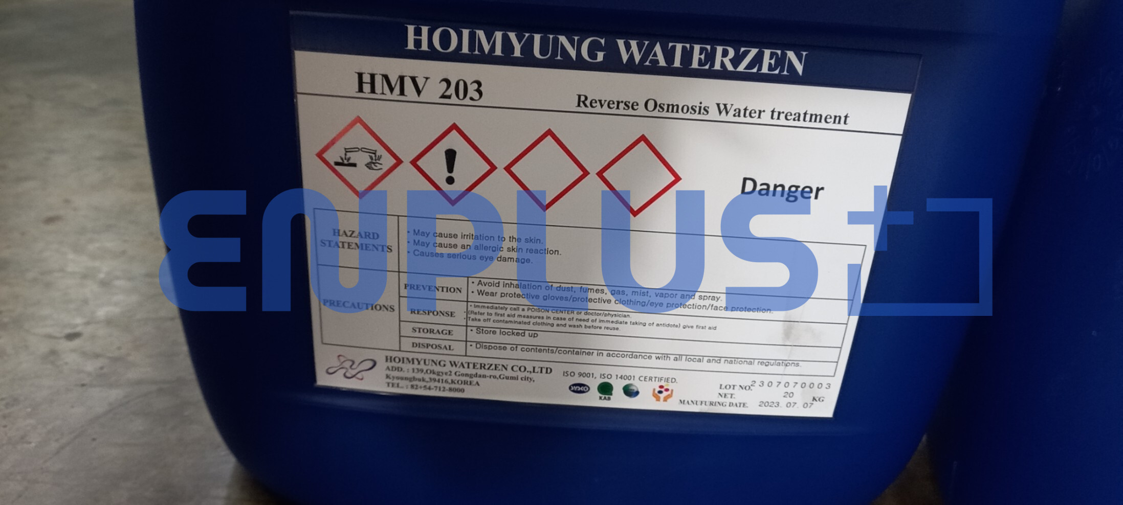 Hóa chất tẩy cáu cặn màng RO – HMV 203