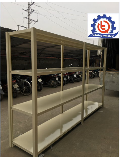 Giá kệ để hàng thép sơn tĩnh điện 4 tầng