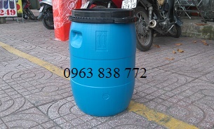 Thùng phi nhựa 50 lít đựng nước- bột- thực phẩm 