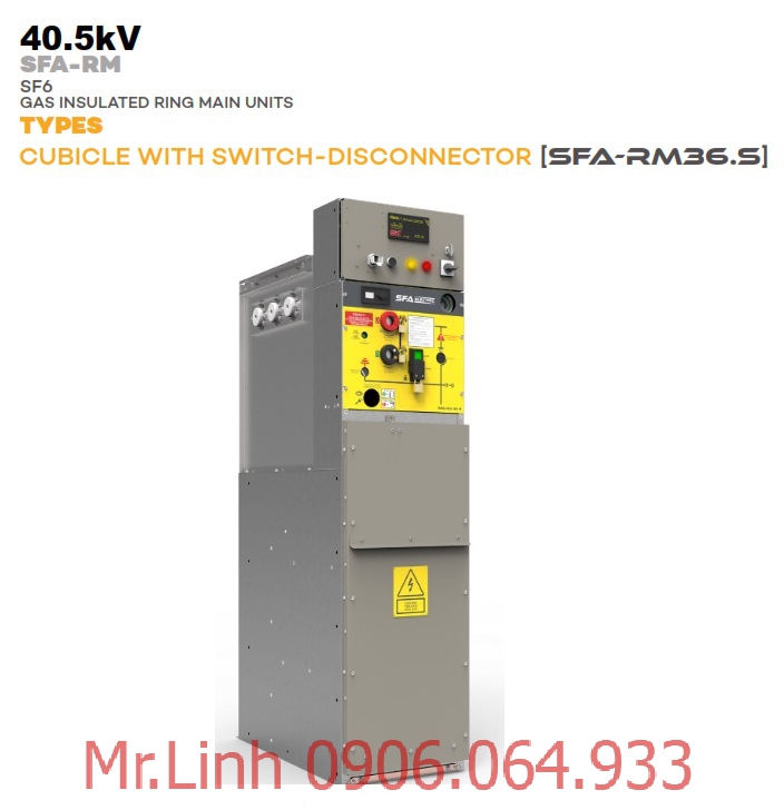 Tủ RMU SFA 35kV 40.5kV Thổ Nhĩ Kỳ
