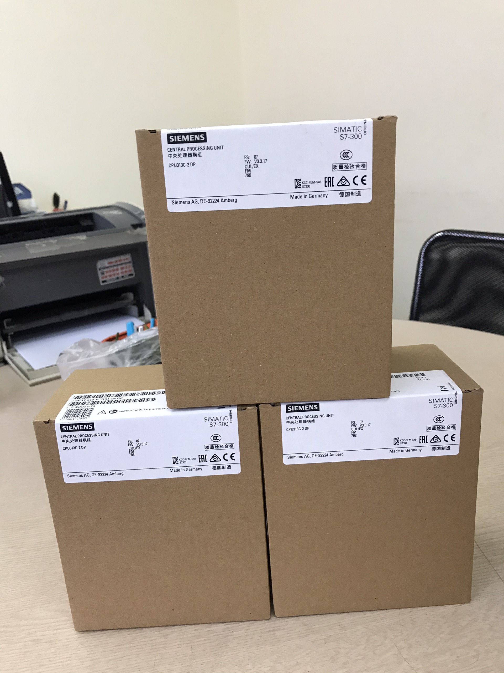 Bộ điều khiển lập trình PLC Simatic S7-300 CPU 313C-2 DP 16DI/16DO