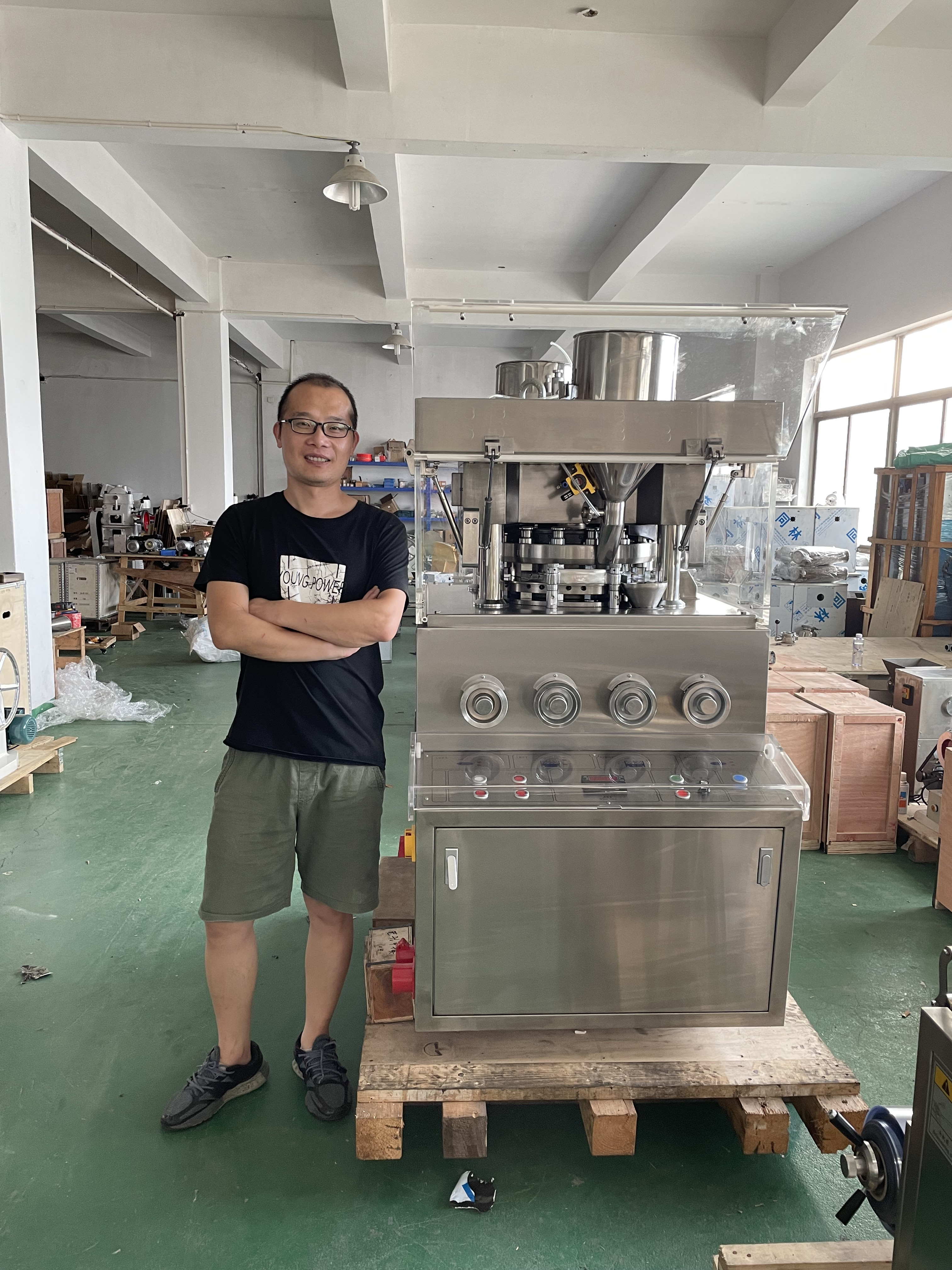 Máy dập viên nén, máy dập viên thuốc 25 chày