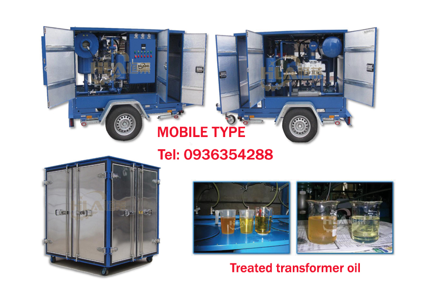 Máy lọc dầu ly tâm máy biến áp