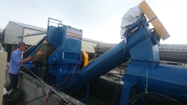 Dây chuyền xử lý nilon tái chế HITECH-NL1000
