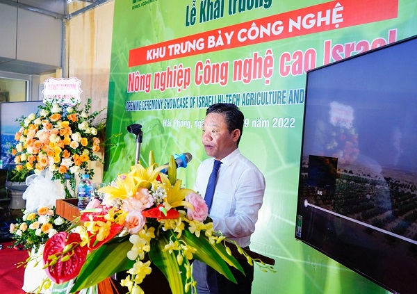 Khai trương Khu trưng bày công nghệ nông nghiệp công nghệ cao Israel tại Hải Phòng