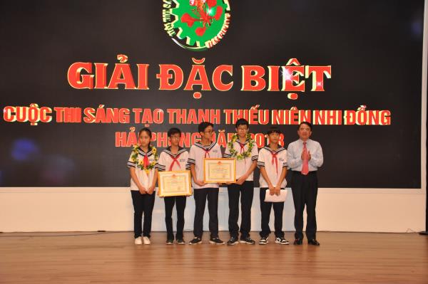 Tổng kết và trao giải “Cuộc thi sáng tạo thanh thiếu niên nhi đồng Hải Phòng năm 2018”