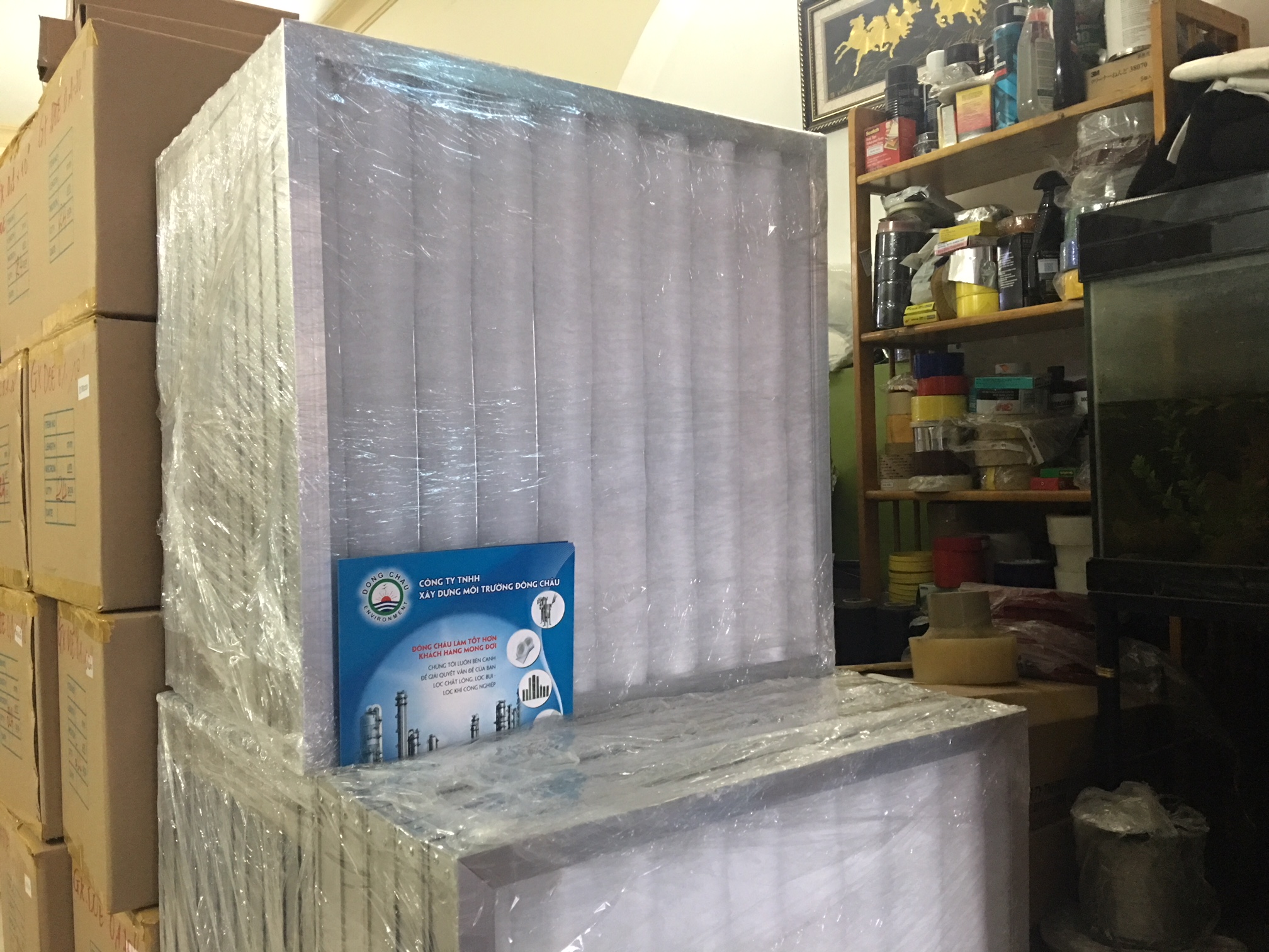 Khung lọc bụi nhôm bông G4