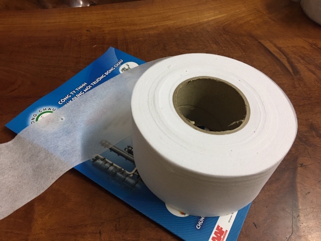 Vải lọc bụi không dệt 50g may khẩu trang