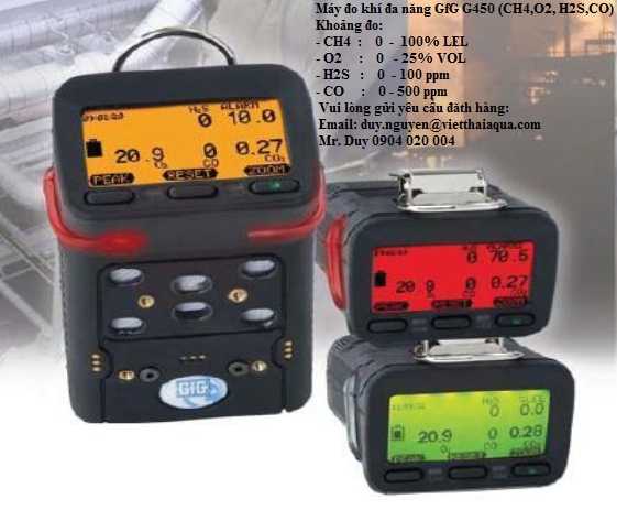 Thiết bị đo khí gas cầm tay đa năng Microtector G450