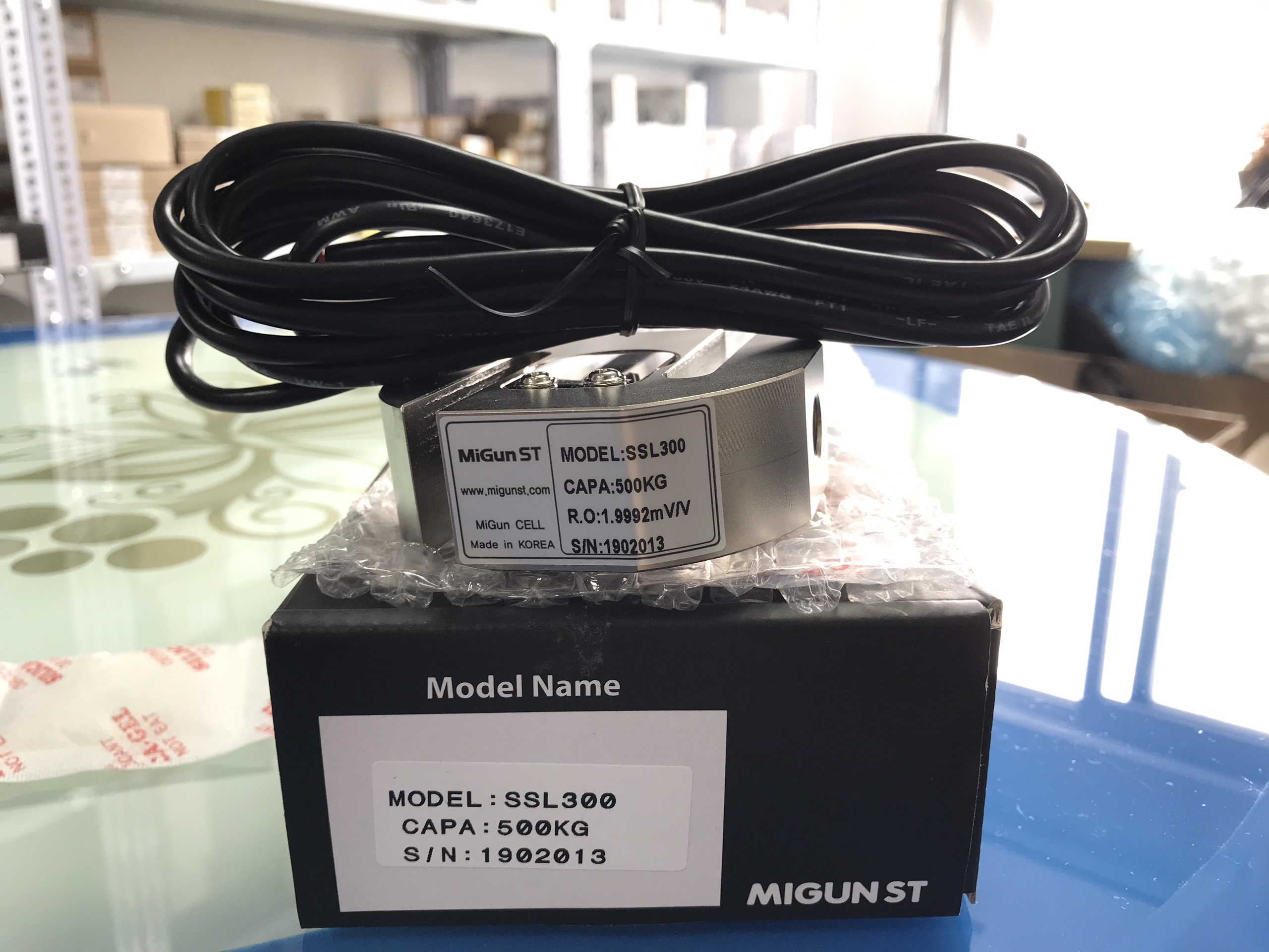 Load cell Migun SSL300-500kgf, xuất xứ Migun - Hàn Quốc