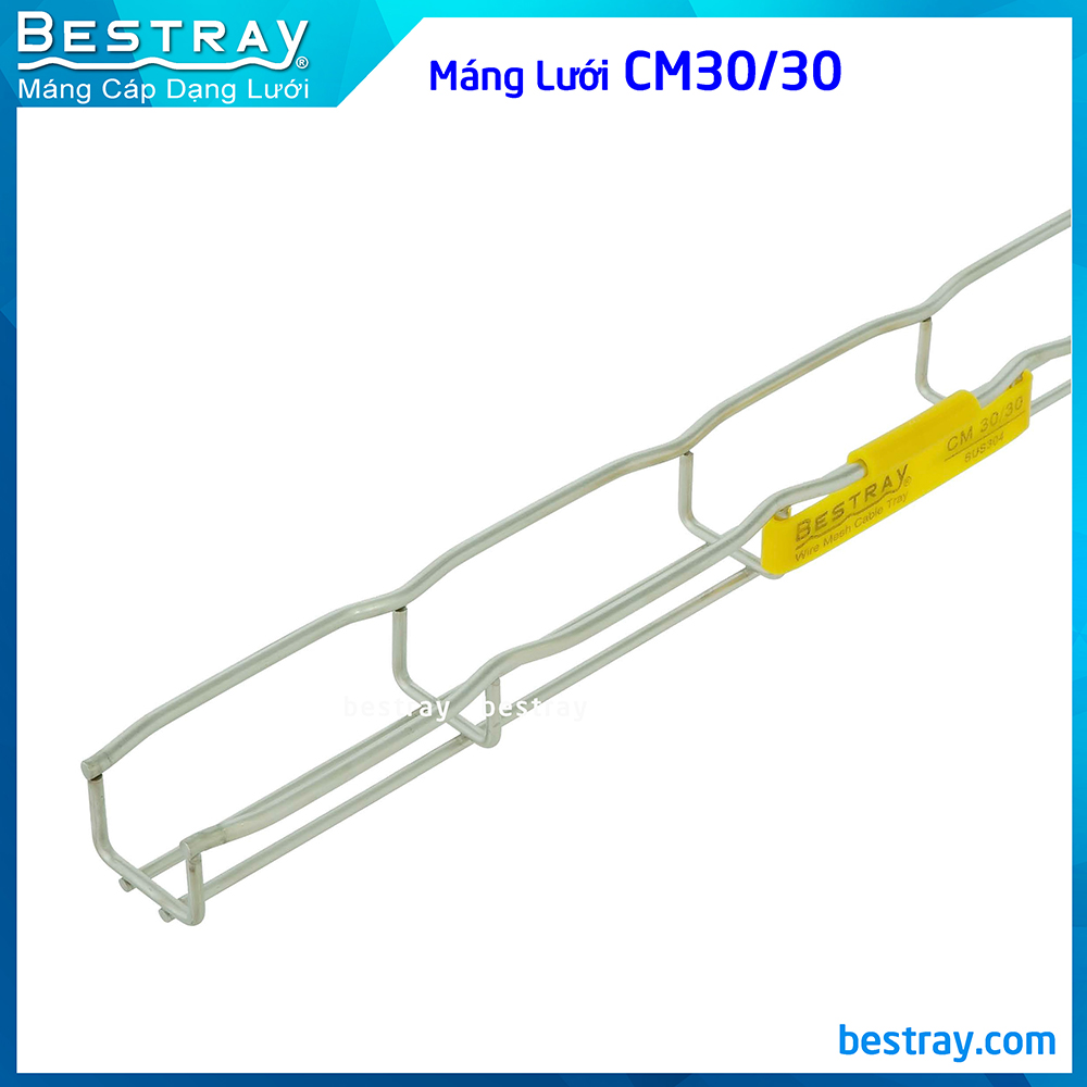 Máng cáp dạng lưới | Máng lưới Bestray chất lượng cao | Cable Mesh CM30