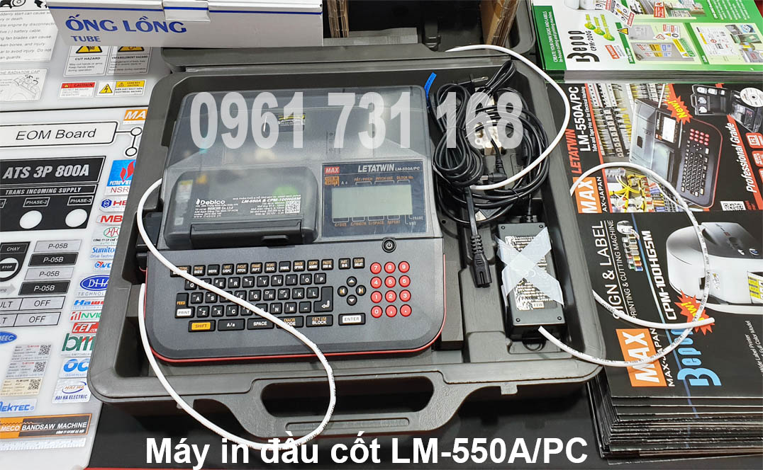 Mực in LM-IR50B dùng cho máy in đầu cốt LM-550 chính hãng MAX JAPAN