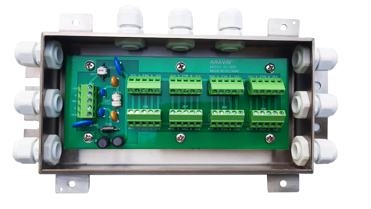 Hộp cộng loadcell AJ-4P