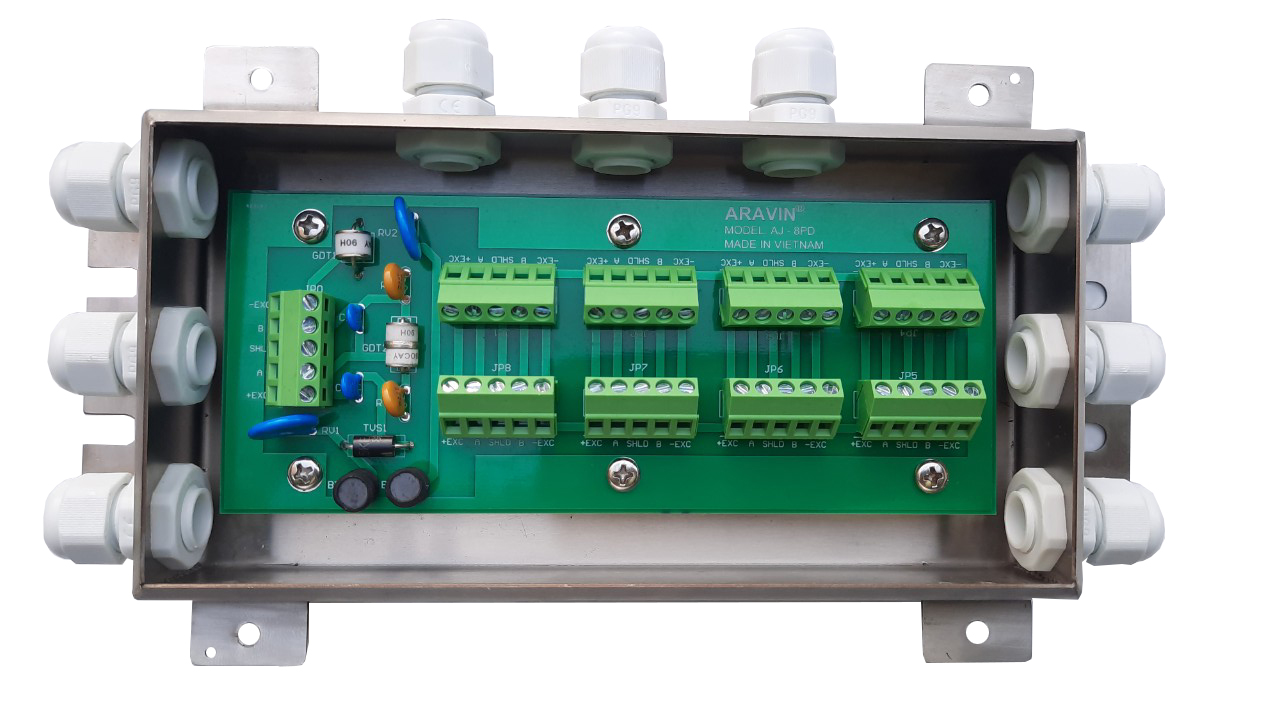 Hộp cộng loadcell AJ-4P