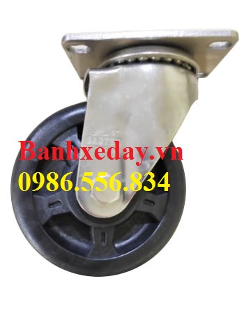 Bánh xe chịu nhiệt cao 280oC Thermo, càng thép/ Inox 304