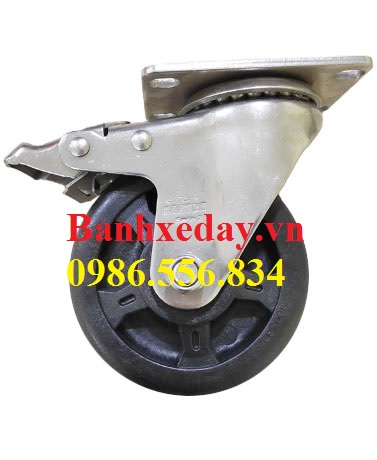 Bánh xe chịu nhiệt cao 280oC Thermo, càng thép/ Inox 304