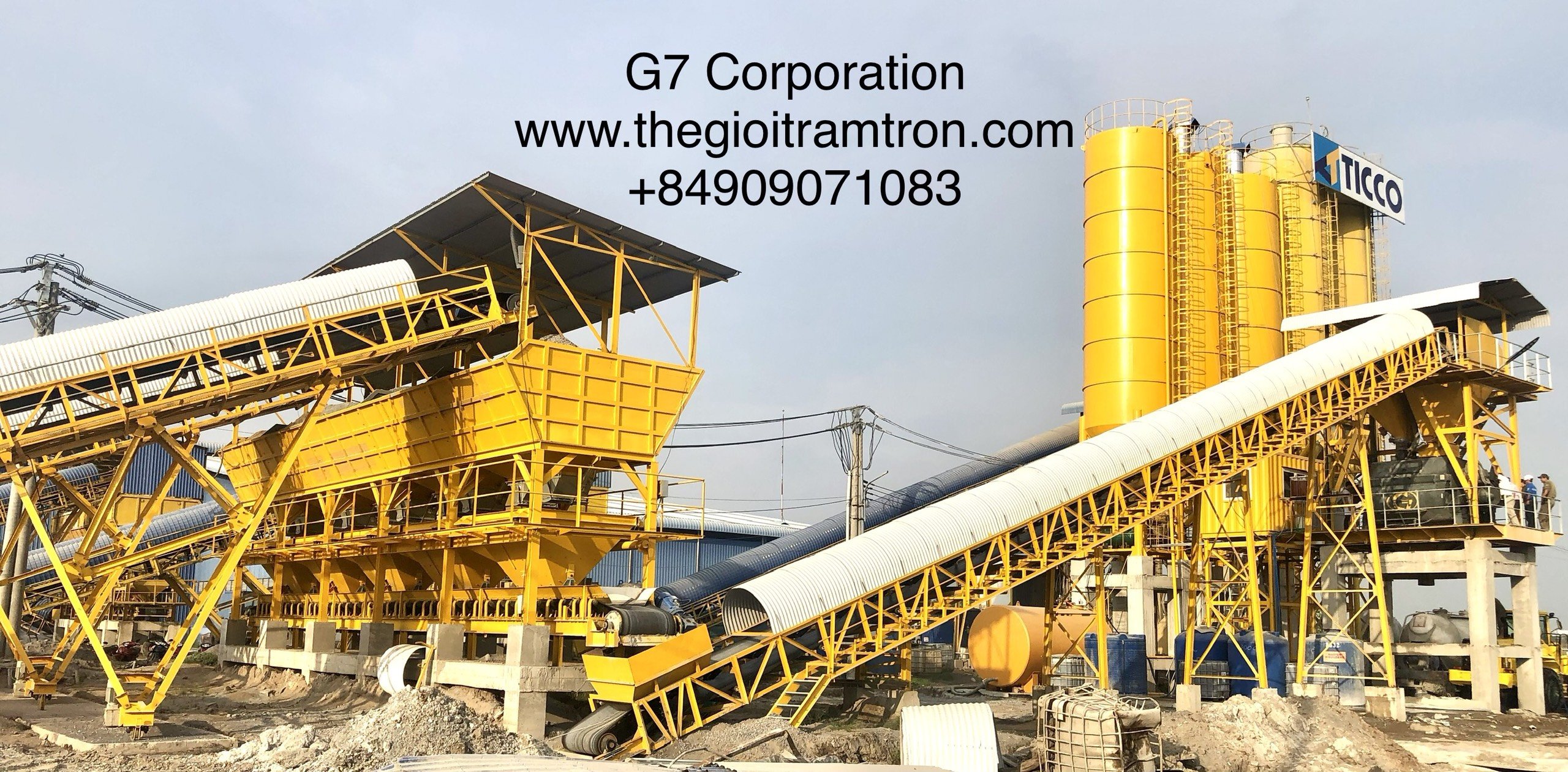 Trạm trộn bê tông 150m3/h