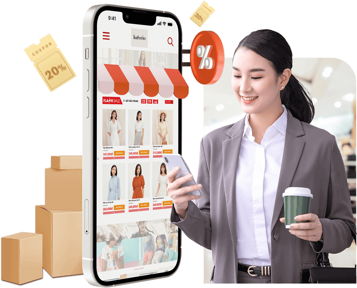 Tạo App bán hàng TMĐT chuyên nghiệp