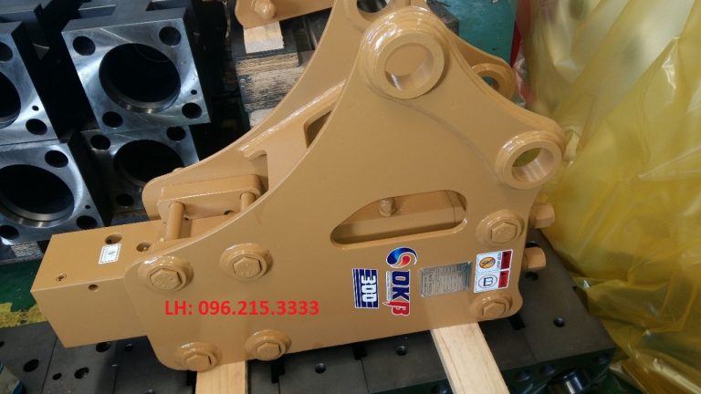 Búa phá đá thủy lực Hàn Quốc OKTEC