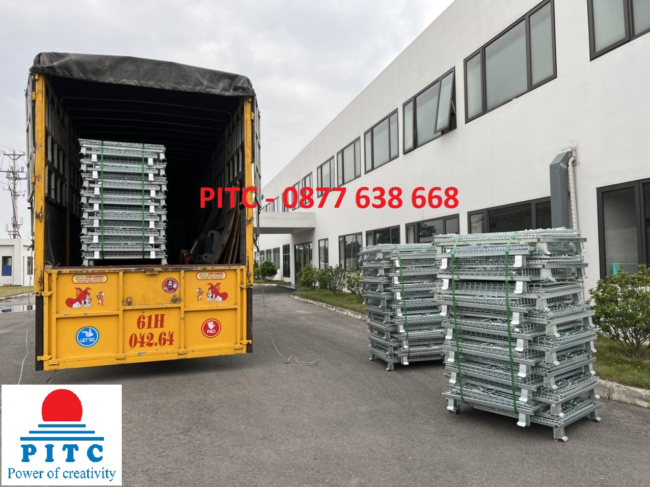 Lồng thép 1000x800x490 (50x50) Model 810S - PITC