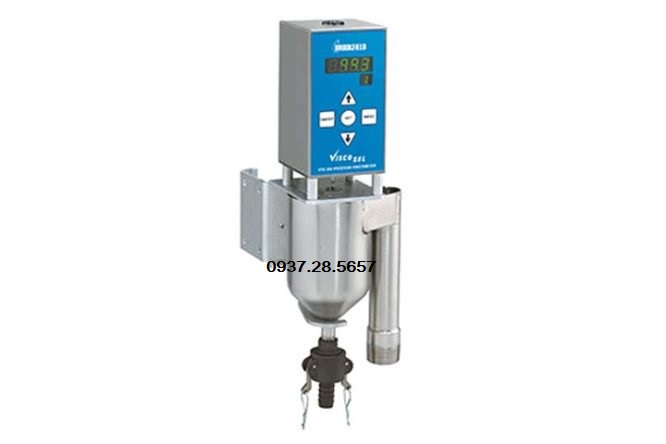 Máy đo đọ nhớt trên dây chuyền sản xuất VTE
