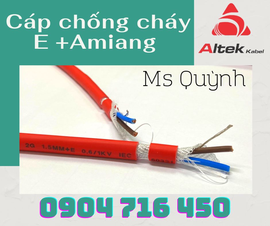 Cáp chống cháy có lớp Amiang hãng Altek Kabel