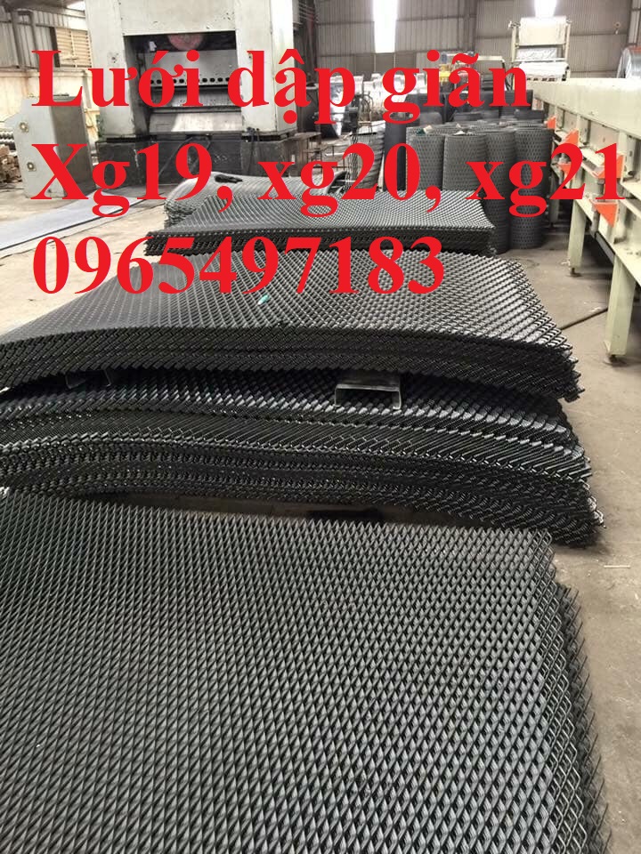 Lưới dập giãn XG19, XG20, XG21, lưới mắt cáo XG19, XG20, XG21, lưới trám, lưới hình thoi