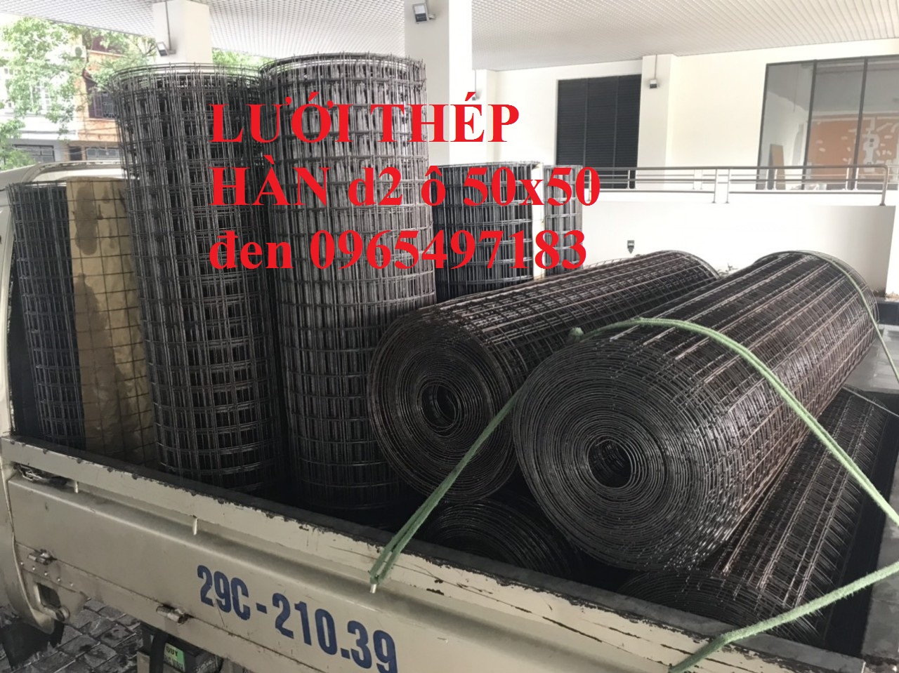 Lưới thép hàn cuộn D2 a50x50 khổ 1mx30m, 1.2mx30m/ cuộn