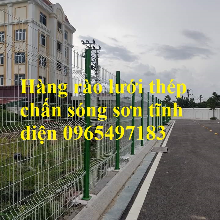 Hàng rào lưới thép sơn tĩnh điện D5 A