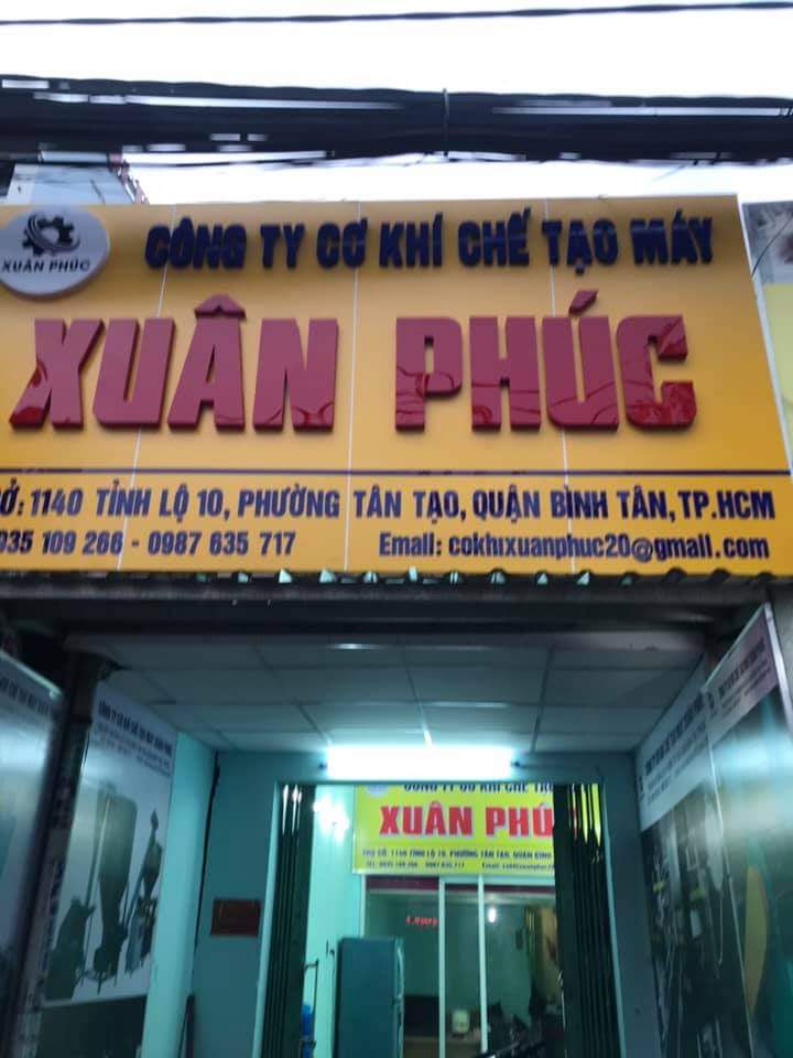 Công ty TNHH sản xuất- thương mại- xuất nhập khẩu cơ khí chế tạo máy Xuân Phúc