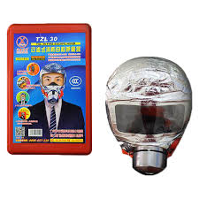 Mặt nạ chống khói PCCC TZL30 trùm đầu lọc khói 97%- Mặt nạ thoát hiểm phòng ngạt khói