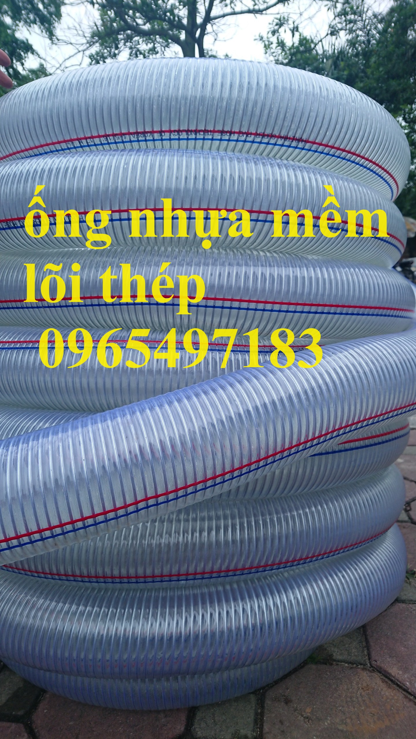 Ống nhựa mềm lõi thép phi 13 - phi 200