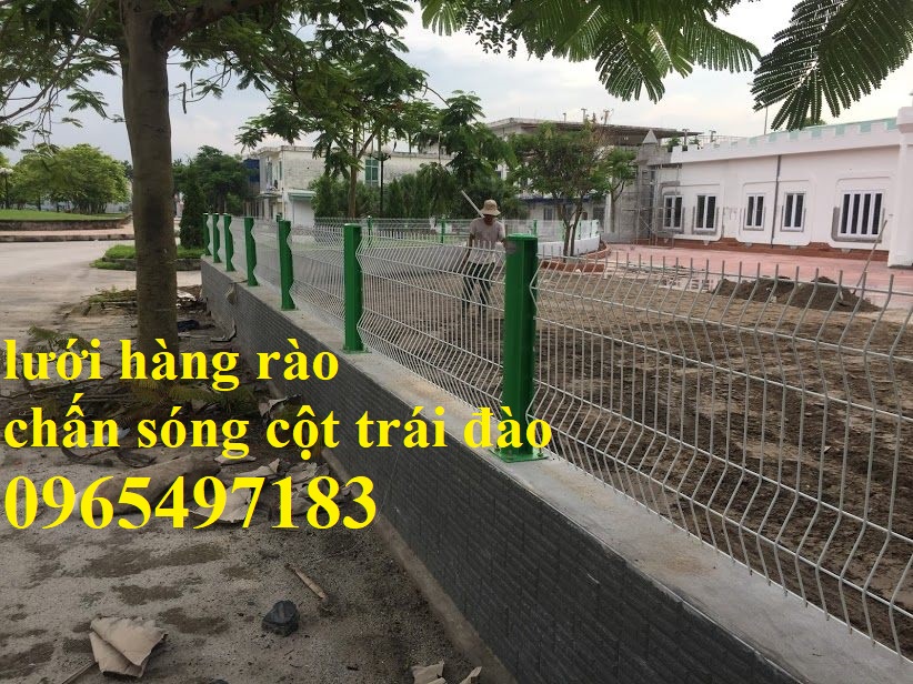 Hàng rào lưới thép chấn sóng, lưới thép hàng rào chấn sóng,  hàng rào lưới thép mạ kẽm, hàng rào lưới thép sơn tĩnh điện