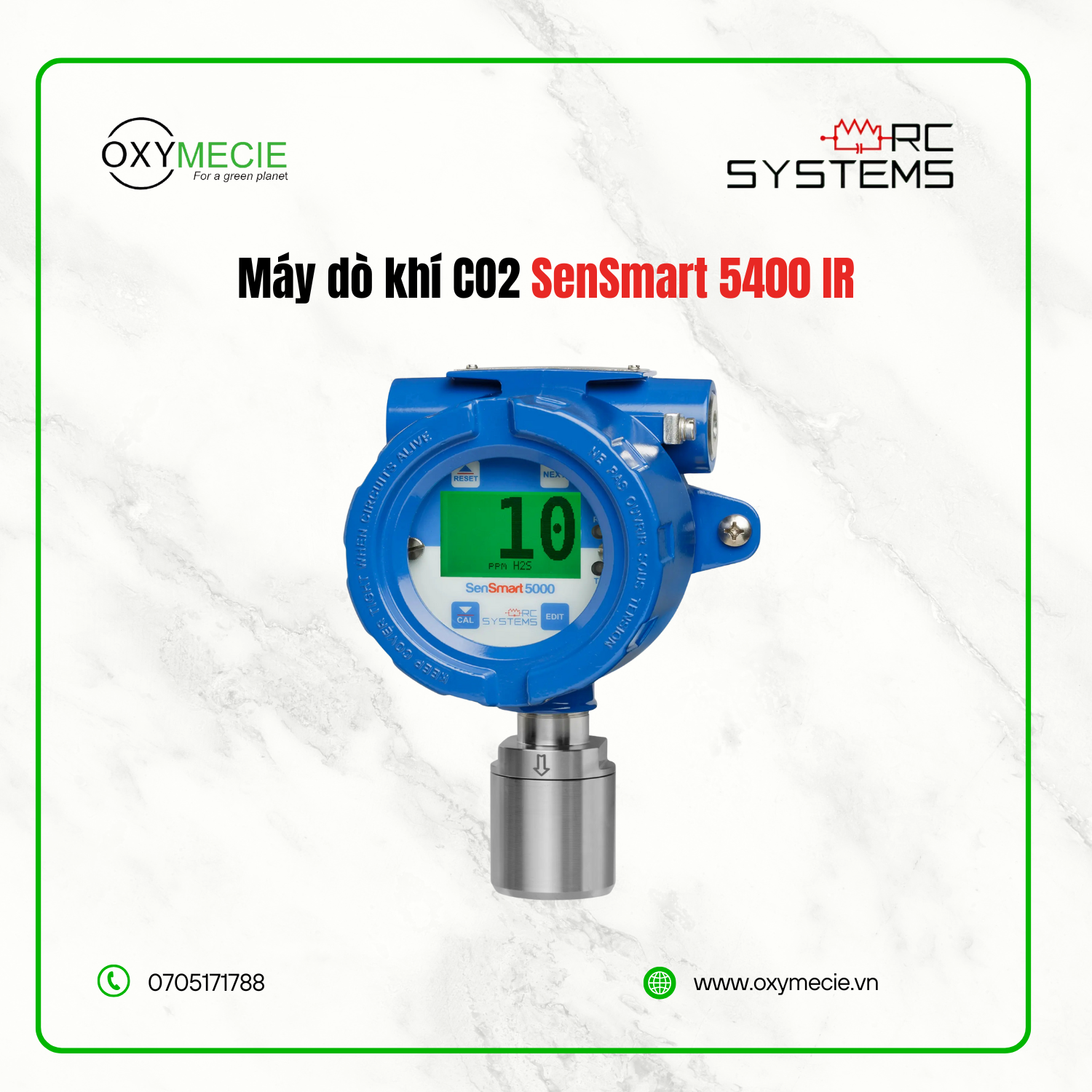Máy dò khí CO2 SenSmart 5400 IR