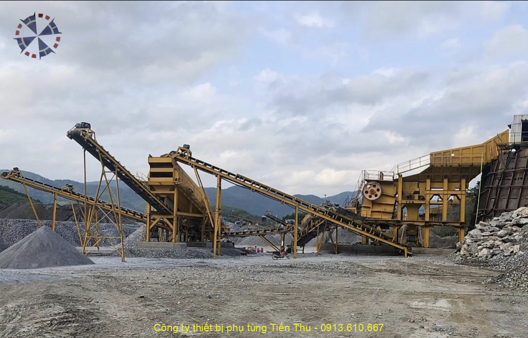 Trạm nghiền sàng đá công suất 150 tấn/giờ
