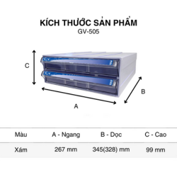 Hộp đựng linh kiện Hàn Quốc GV 505