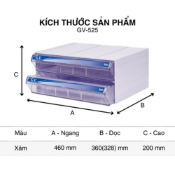 Hộp đựng phụ kiện may Hàn Quốc GV 525
