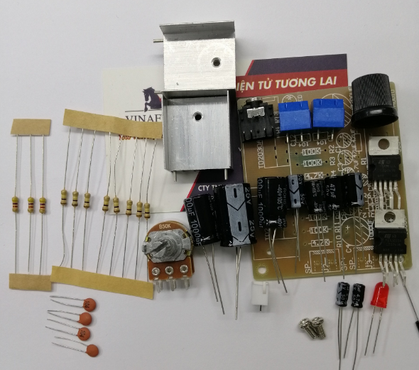 Mạch khuếch đại âM thanh TDA2030 tự ráp DIY