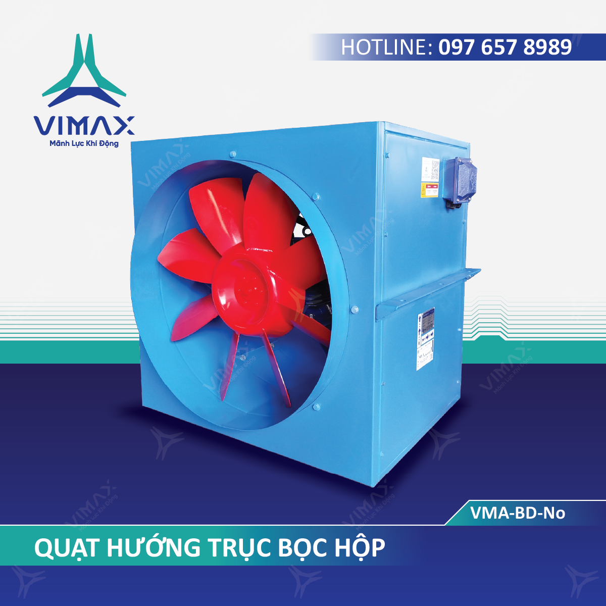 Quạt hướng trục bọc hộp VMA-BD-No