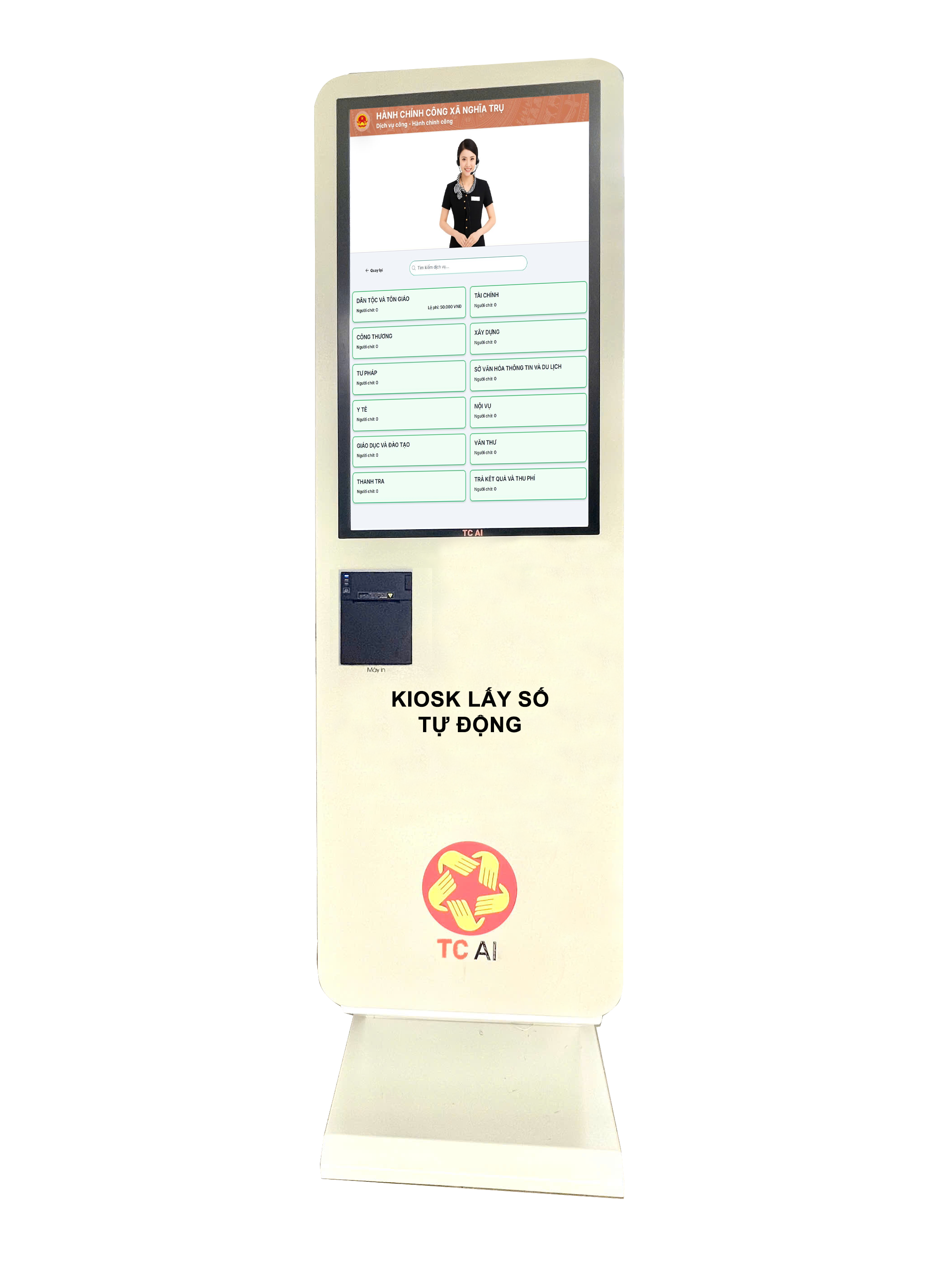 Kiosk lấy số tự động