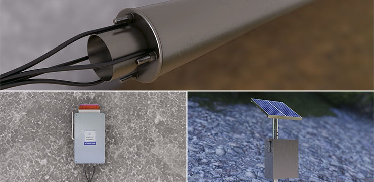 Hệ thống cảm biến ống thép đường hầm thông minh (Smart Tunnel Steel Pipe Sensor System)