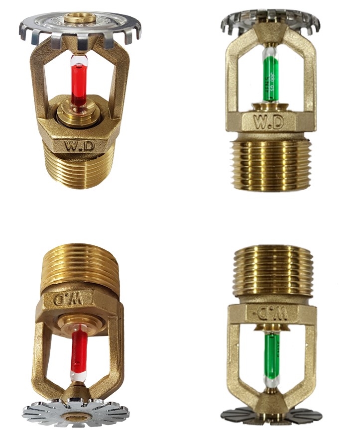 Đầu phun sprinkler dạng bầu thủy tinh