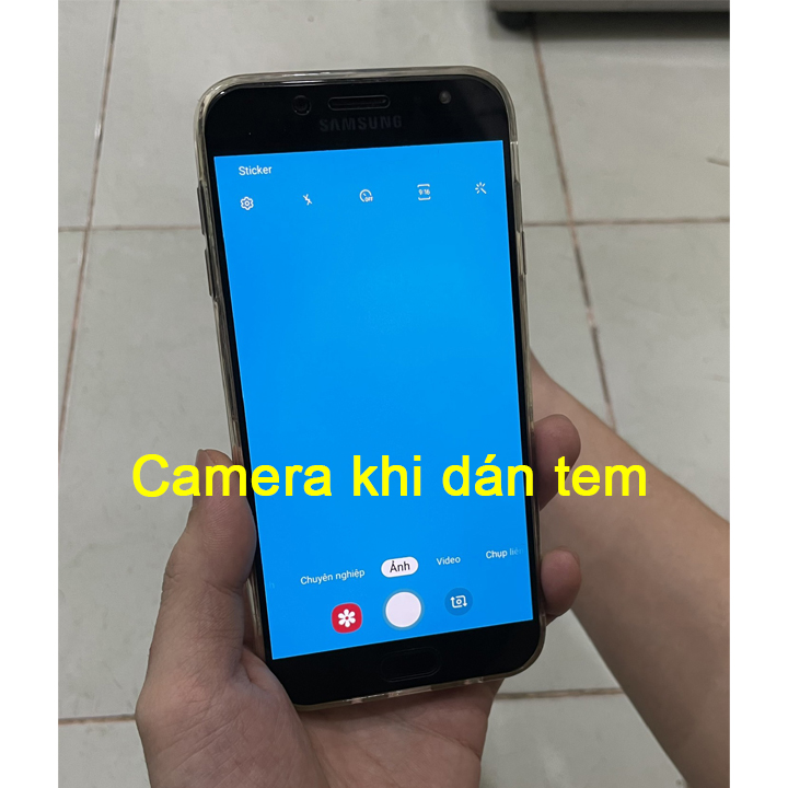 Tem niêm phong camera điện thoại, tem dán thiết bị, tem niêm phong máy tính, có in số nhảy