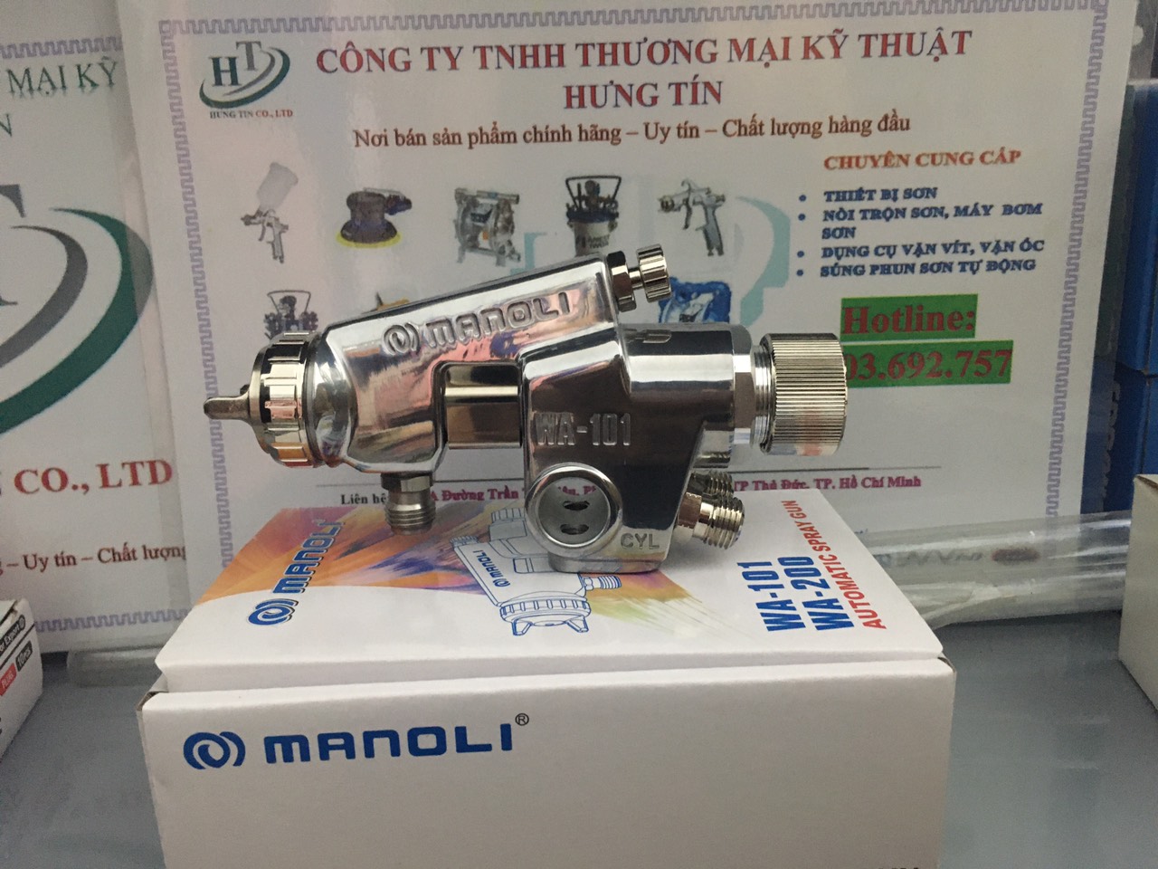 Súng phun sơn tự động MANOLI WA-101-102P